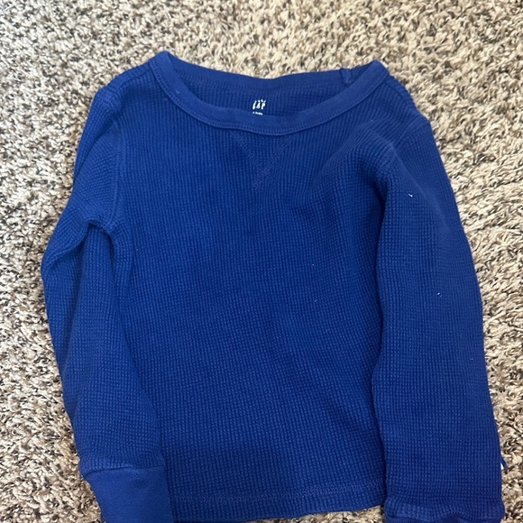 GAP Kids Long Sleeve Blue Tee - Picture 1 of 1